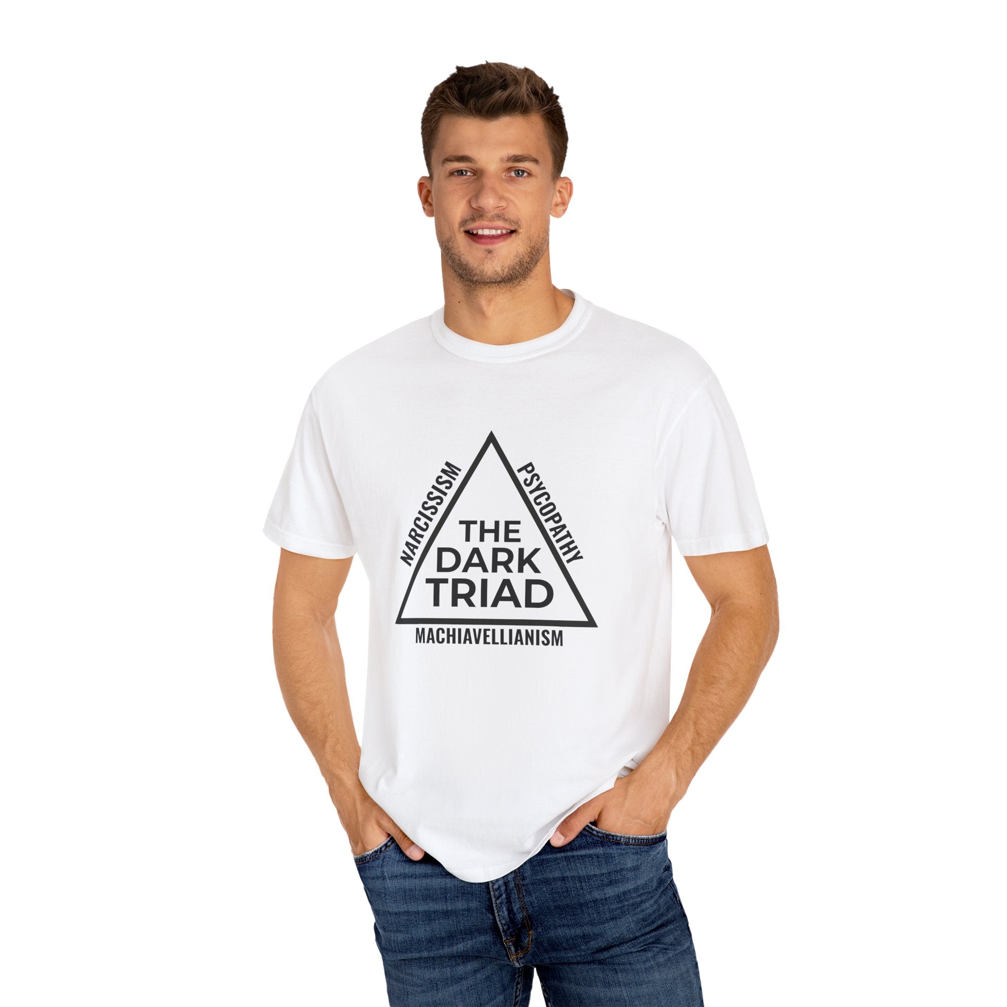 The Dark Triad Unisex Garment-Dyed T-shirt