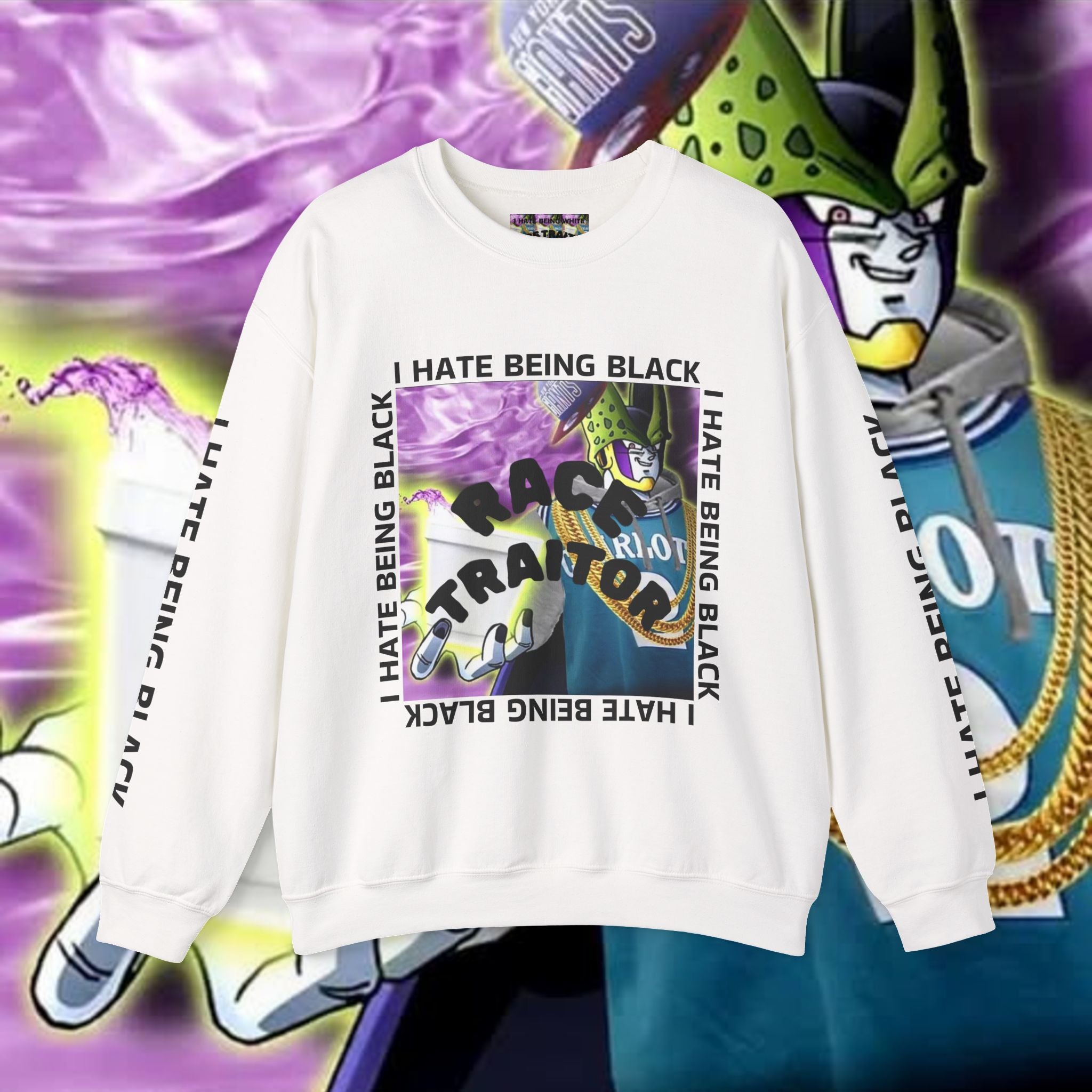 I HATE BEING FILIPINO - RACE TRAITOR Crewneck Sweatshirt Unisex