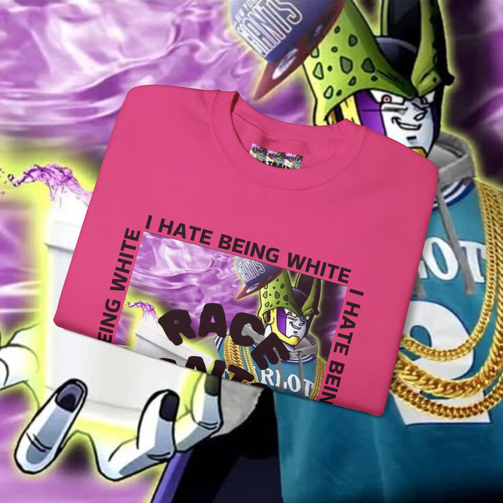 I HATE BEING WHITE - RACE TRAITOR Crewneck Sweatshirt Unisex