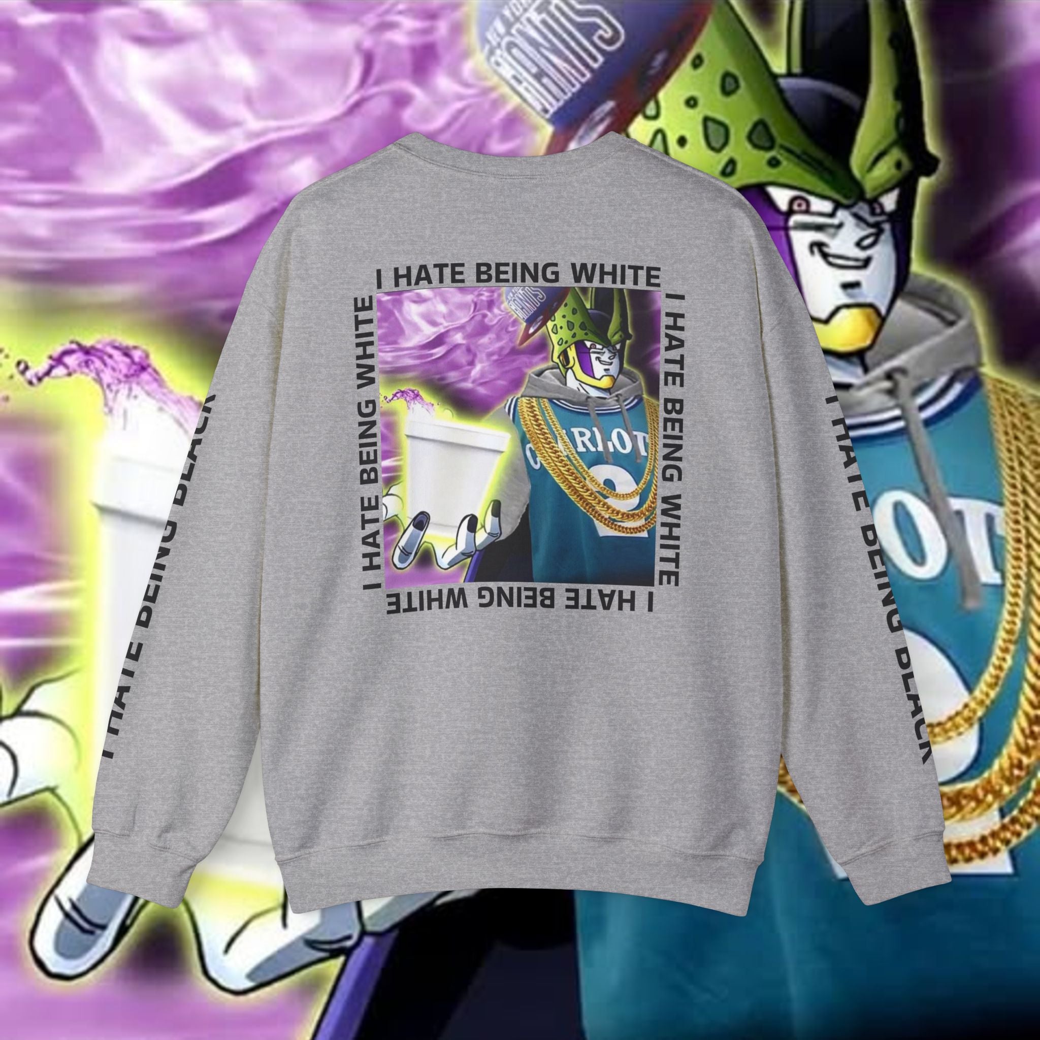 I HATE BEING BLACK - RACE TRAITOR Crewneck Sweatshirt Unisex